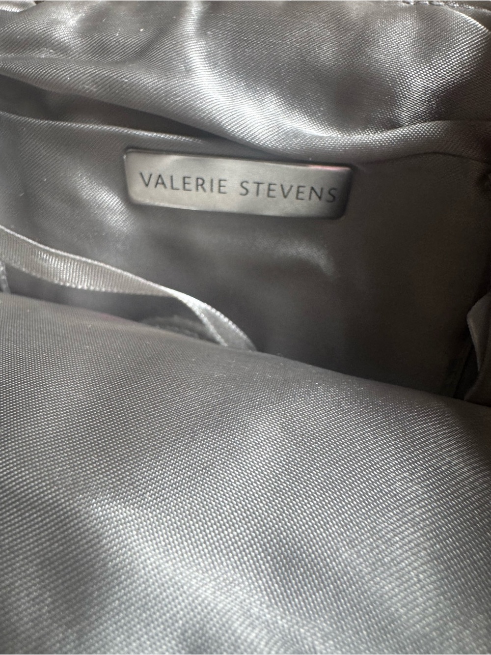 Vintage Valerie Steven’s silver beaded bag, EUC - Picture 3 of 4